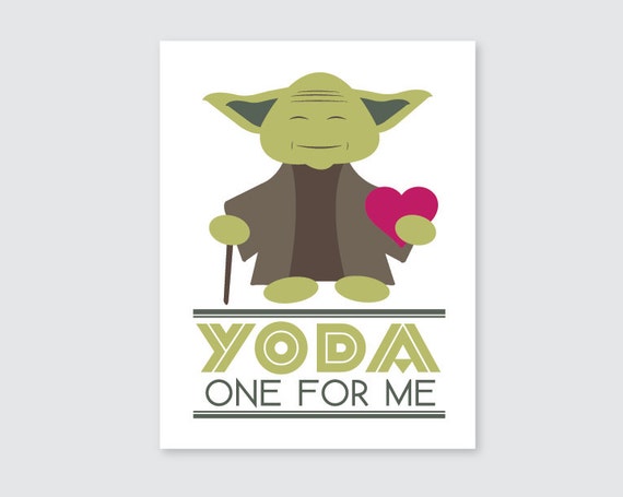 Best Of 100 Yoda One For Me Valentine Card