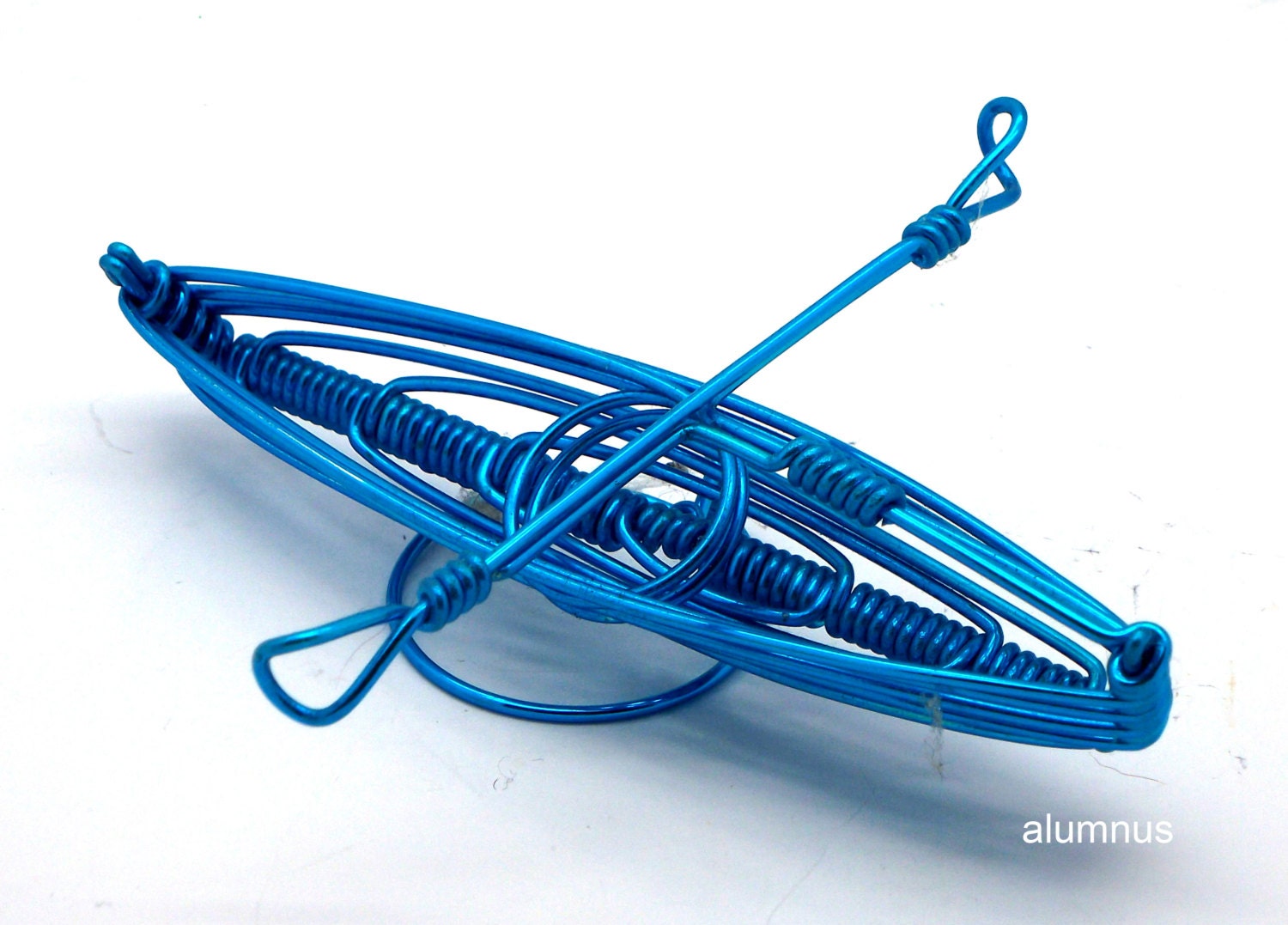 Hand Made Wire Kayak Canoe made from one Continuous Piece of