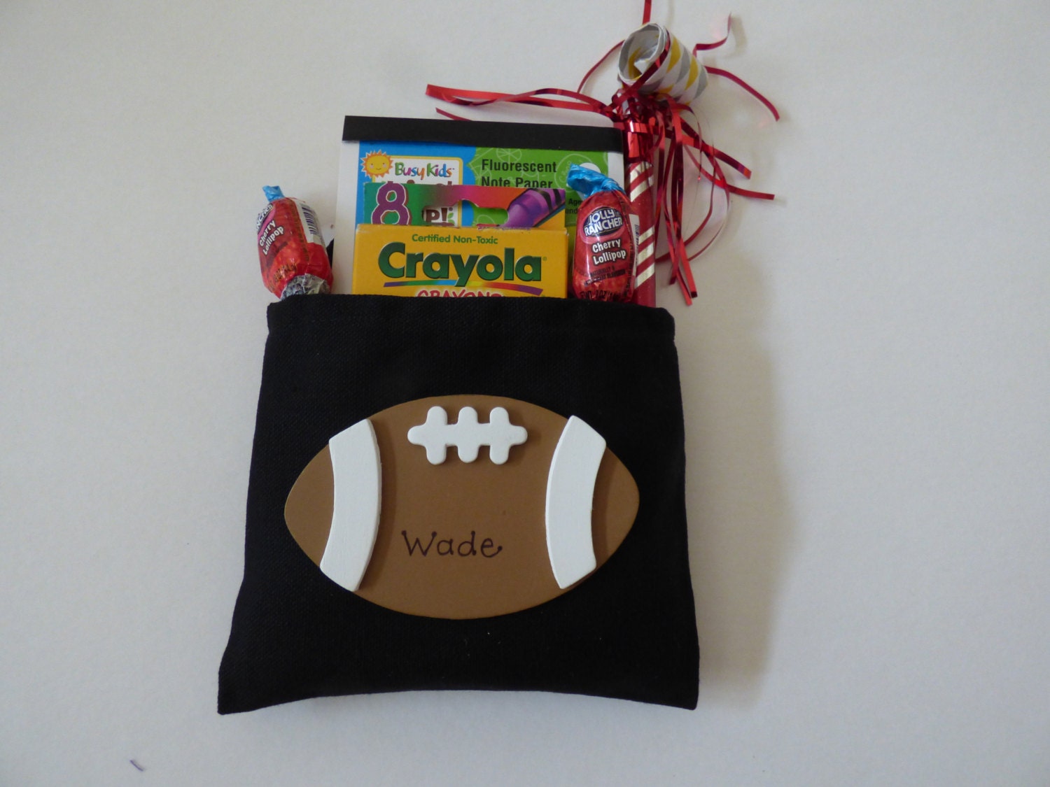 Football Party Favor Bags PERSONALIZED by AlisasActivityTables
