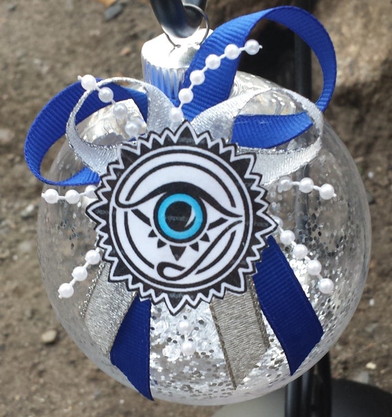 Greece Christmas Ornament The Eye Greek by BeautifulBalls