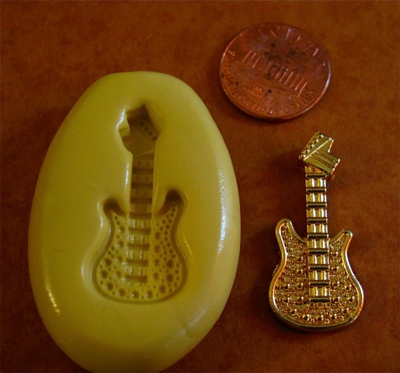 ELECTRIC GUITAR Silicone Mold Silicone Flexible by moldsbybuffy