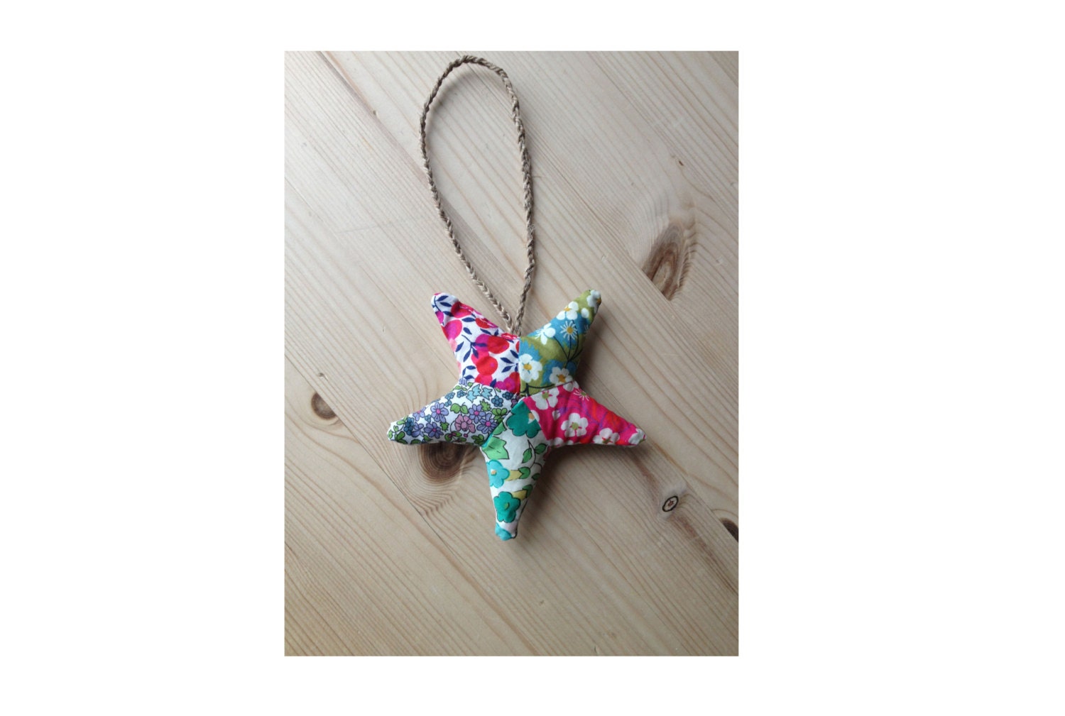 Liberty Patchwork Star Decoration