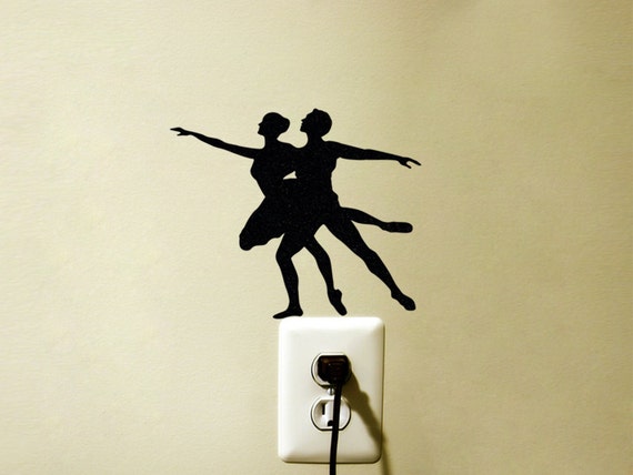 Ballet Dancer Velvet Decal