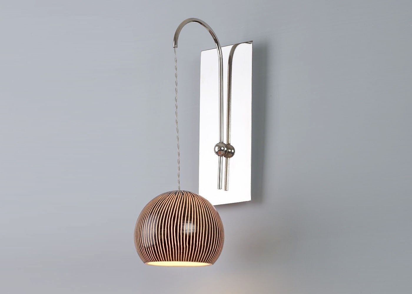 Wall mount light . Brass wall light. Contemporary lighting.
