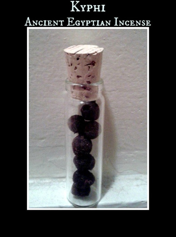 Items similar to EGYPTIAN KYPHI INCENSEHandmade from an Ancient recipe