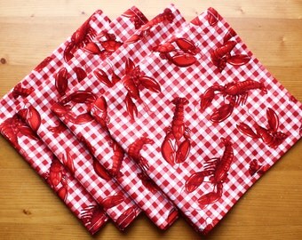 Dinner Napkin, Cloth Napkin, Cotton Napkin, Set of 4