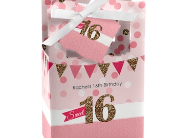 Sweet 16 Party Favor Birthday Favors Favor Boxes Favor