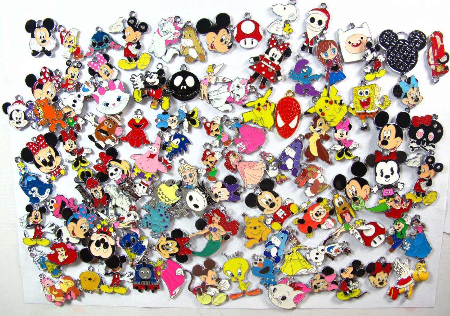 Bulk 20 Pieces Disney Charms Random by BerriesandCherries on Etsy