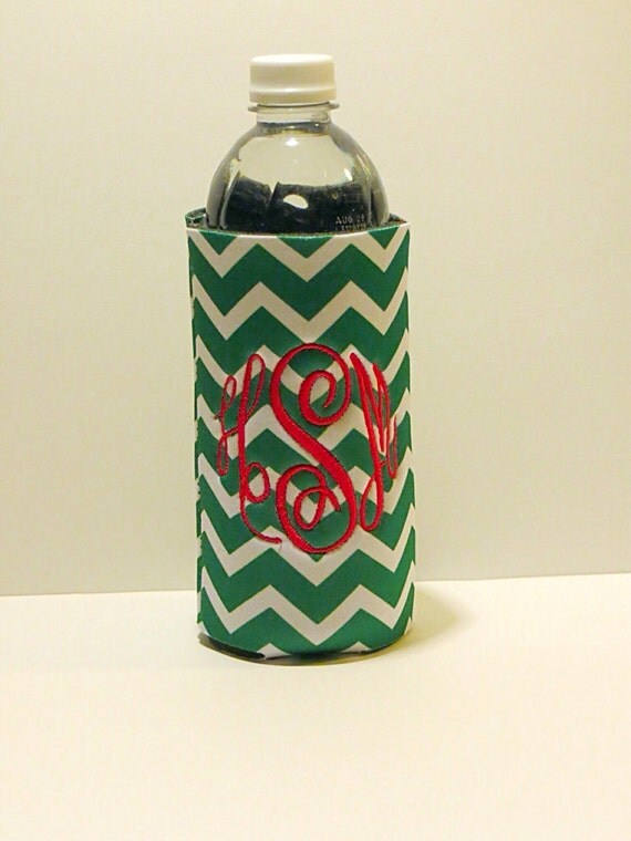 Personalized Monogrammed Water Bottle Koozie by LivinonaThread