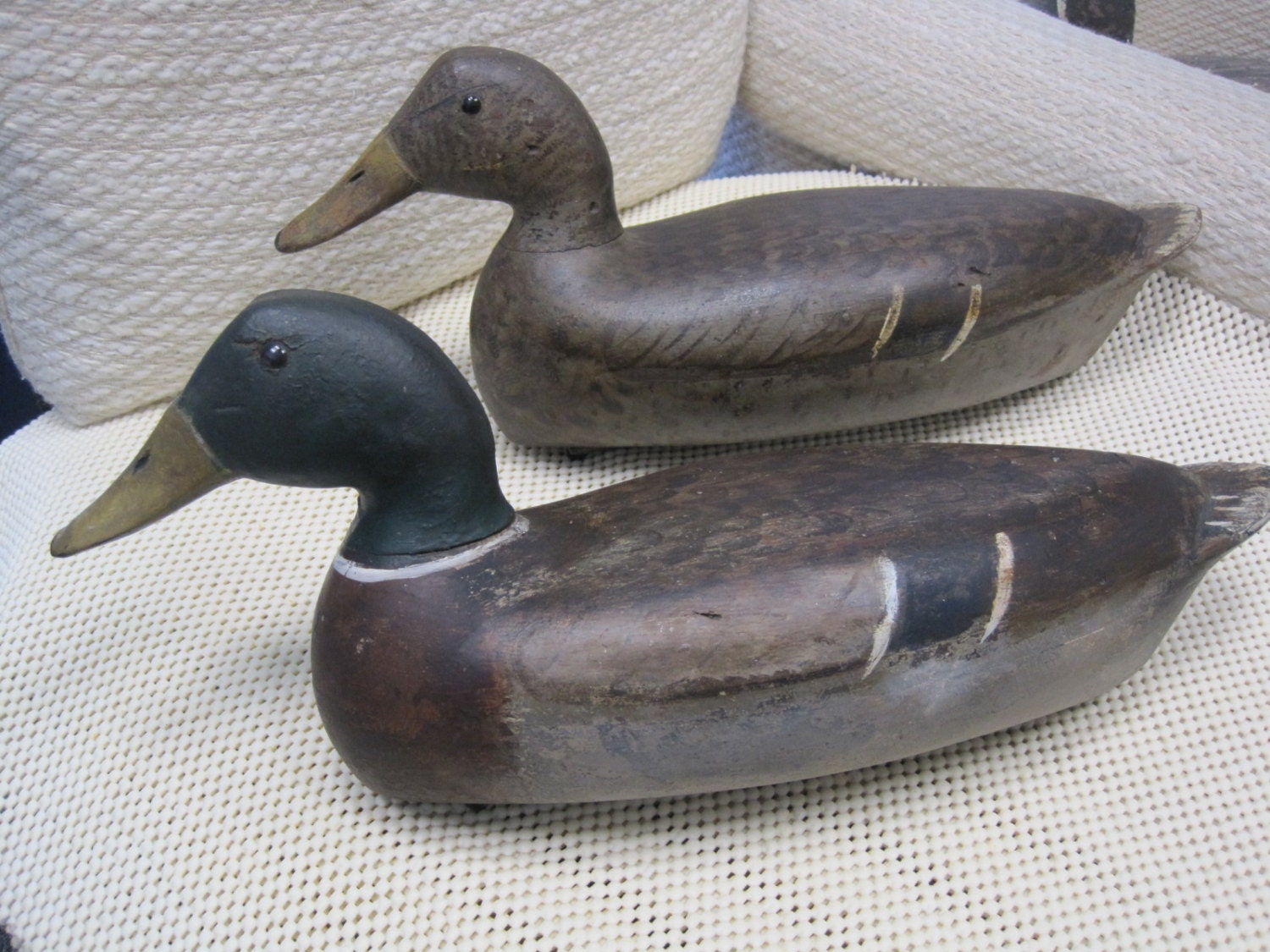 Bert Graves Mallard Pair of Decoys