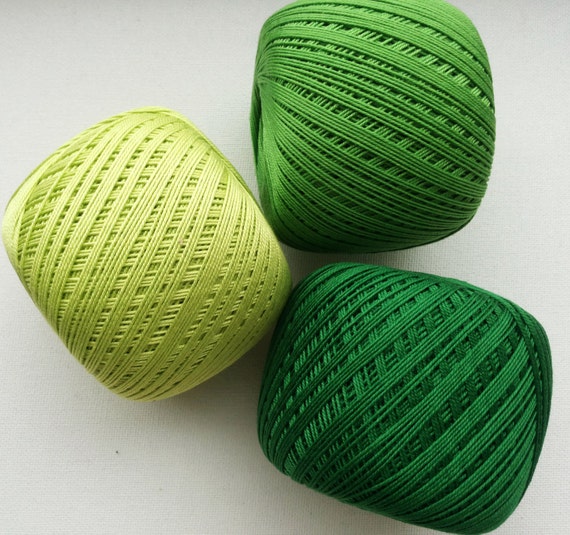 crochet cotton thread size 10 50g x 250m 3ply by Fiscraftland