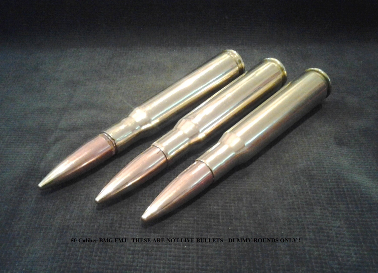 50 Caliber BMG FMJ Bullet CBW Safe Snap ™ Snap Caps Non