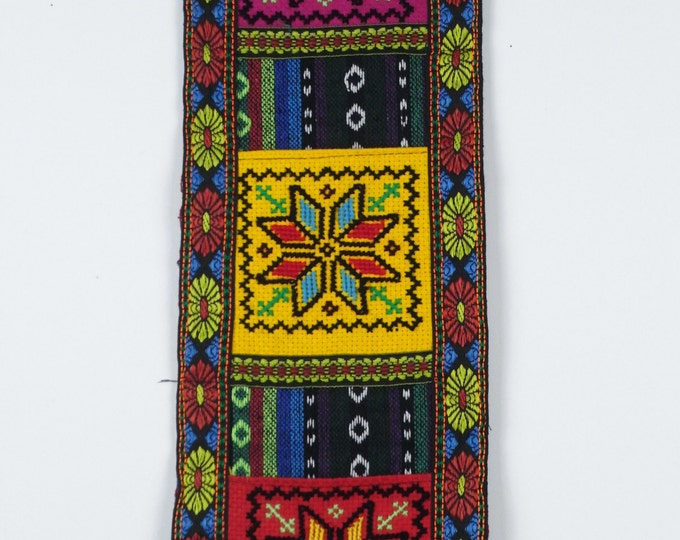 Colorful Cross-stitch Tapestry Decorative Envelope Pocket Mailslot Storage Bag Wall Decor