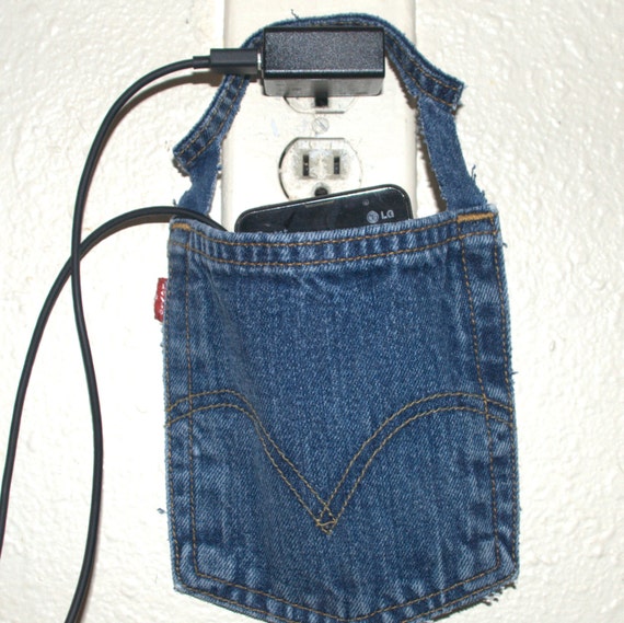 Download Cell Phone Docking Station of Levi's Denim Blue by AustinArtsy