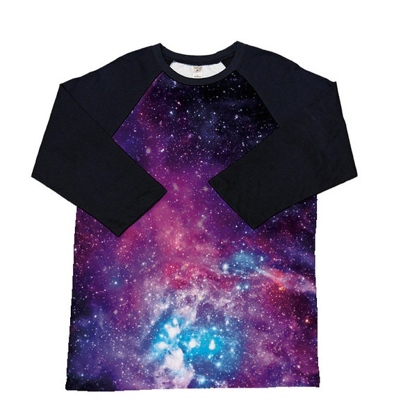 Galaxy Shirt_3/4 Sleeve Raglan shirt_Choose our design or