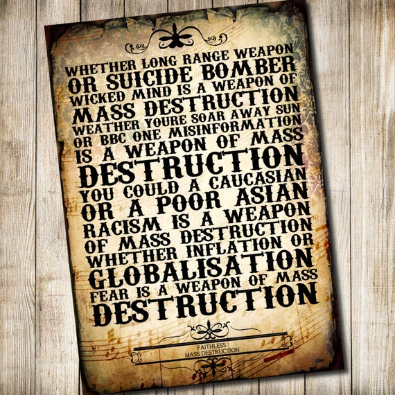 2for1-faithless-mass-destruction-typography-by-buxcreations