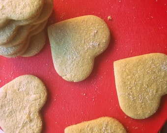 Rosewater Sugar Cookies (vegan)
