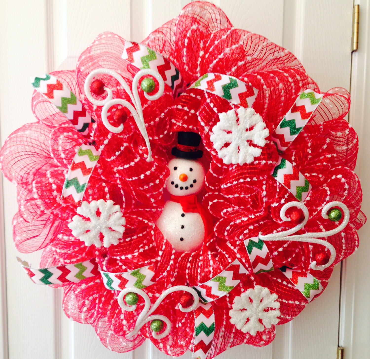 Snowman Wreath