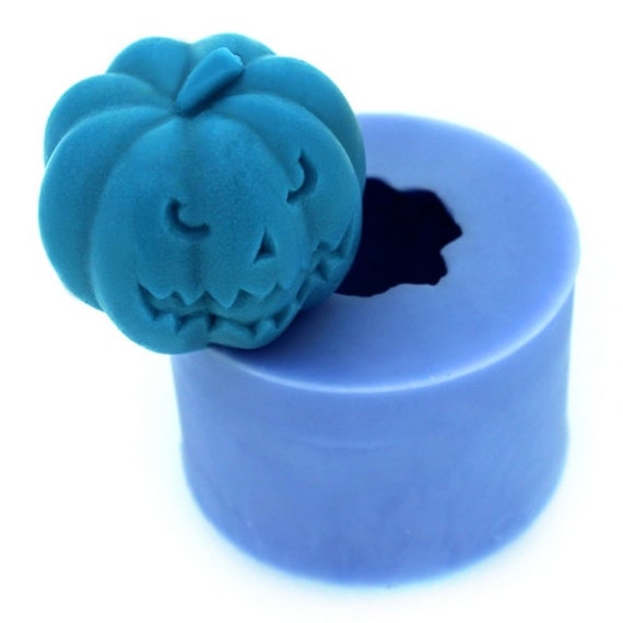 Halloween Pumpkin silicone soap mold candle by NICOLESILICONEMOLD