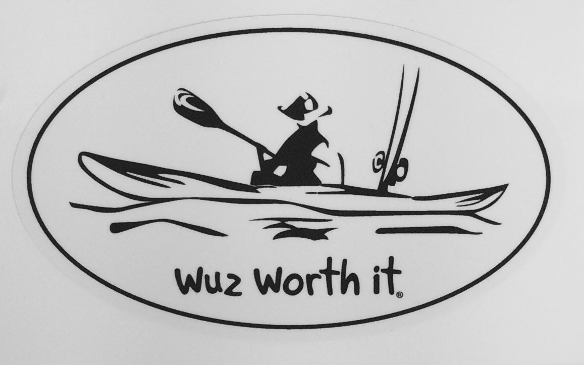 Kayak Fishing Sticker