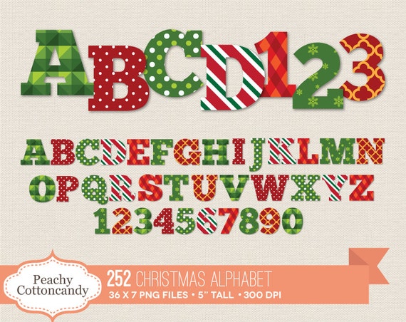 christmas alphabet clip art free - photo #18