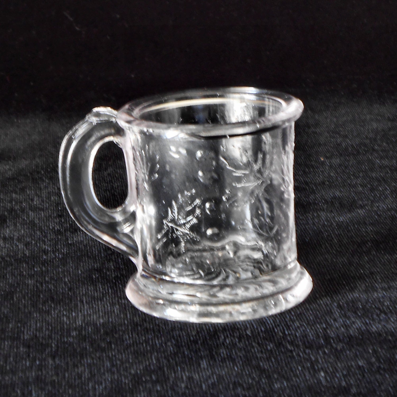 Antique Pressed Glass Mug or Child's Cup