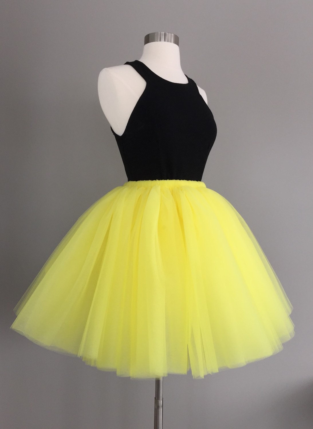 Yellow Tulle Skirt Adult Bachelorette By Morningstardesignsmi 