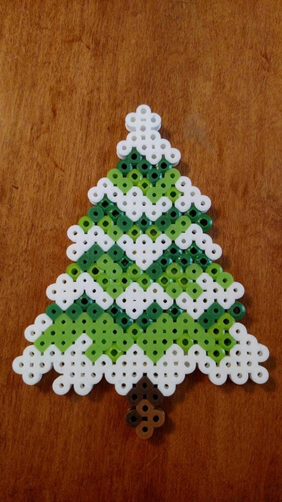 items similar to christmas tree evergreen perler beads items similar to christmas tree evergreen perler beads