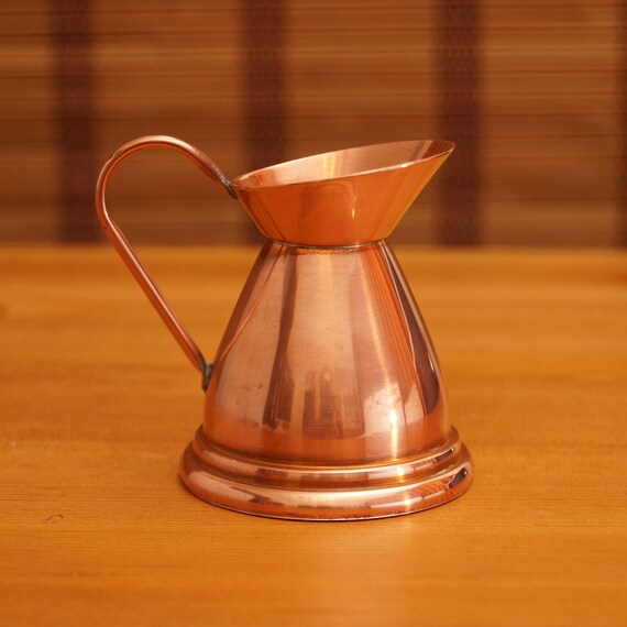 Small copper & brass vase vintage