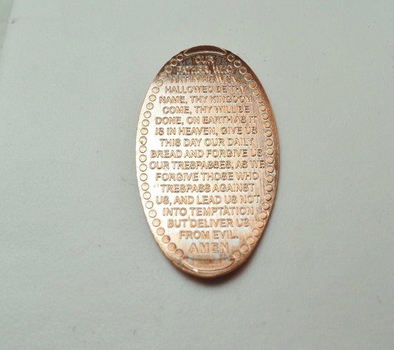 Our Lord's Prayer Penny 10 Commandments or by MontanaYogoSapphires