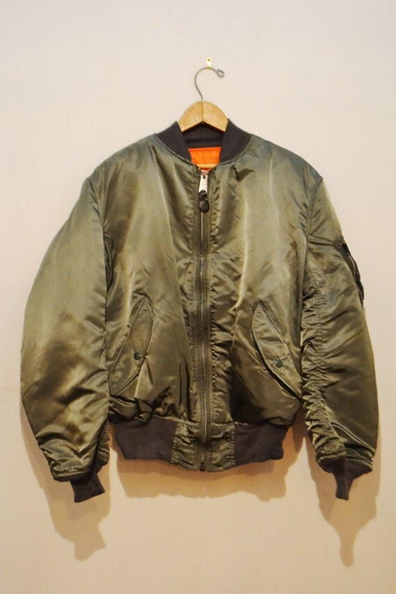 vintage U.S. military issued MA-1 flight jacket / us airforce