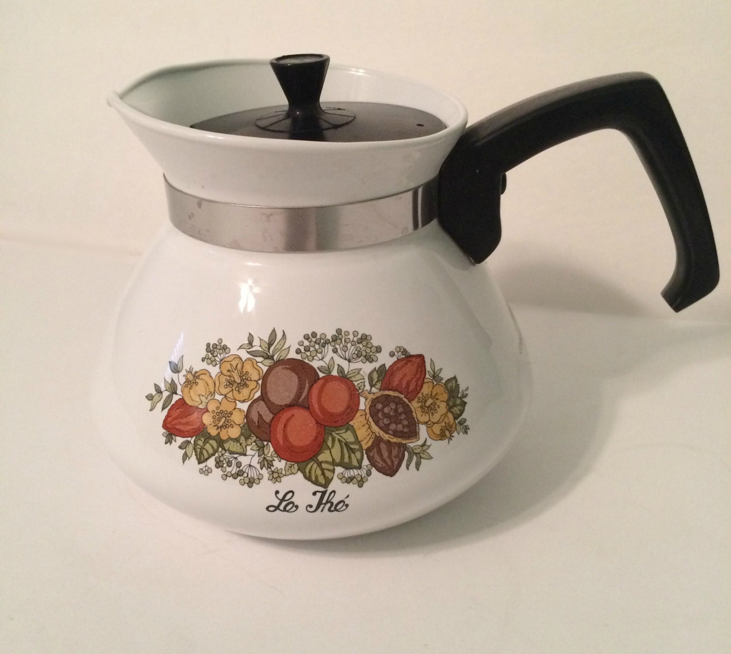 Vintage Corningware Coffee Pot with Lid Circa 1970's