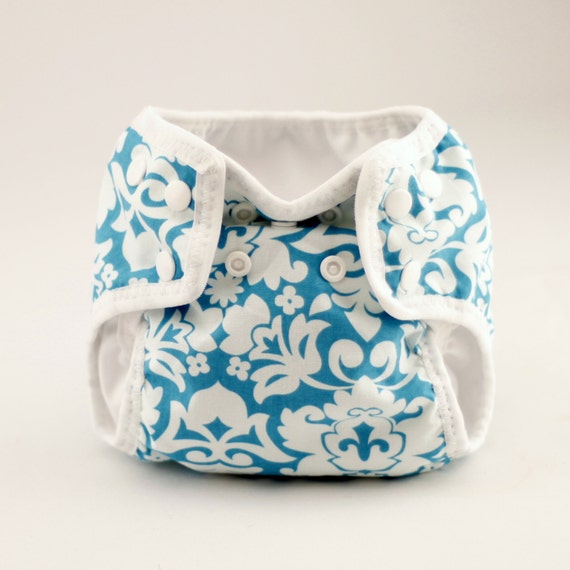 CLEARANCE Newborn Cloth Diaper with umbilical cord snap