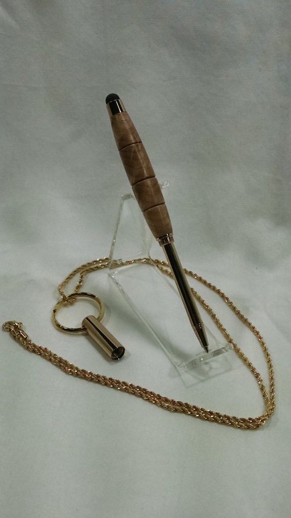 Stylus Pen Mini Telescoping on Chain by GaryLundgrenCrafts on Etsy