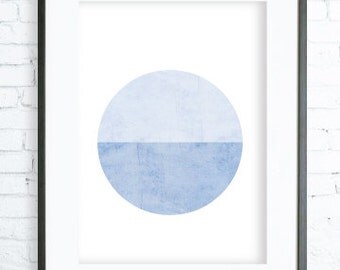 Wall Art, ART Prints ,Poster, Geometric Art, Print Art, Modern Art, Blue Art Print , Geometric Print, Wall decor, Home Decor, Best Seller