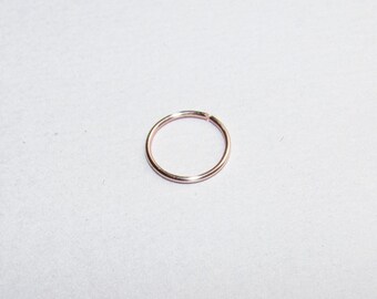 Nose Ring - Rose Gold Nose Ring- Nose Hoop Ring- Thin Nose Ring - Nose Hoop-lip ring -cartilage hoop