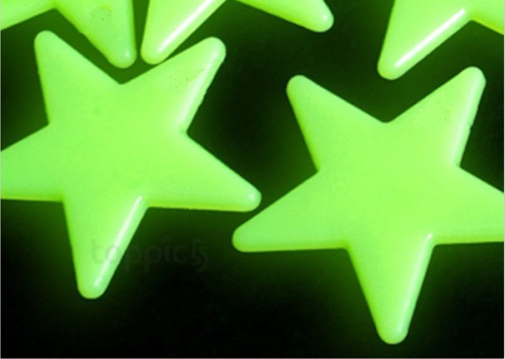 30 x Glow in the Dark Stars  Ceiling Kit With Self Adhesive