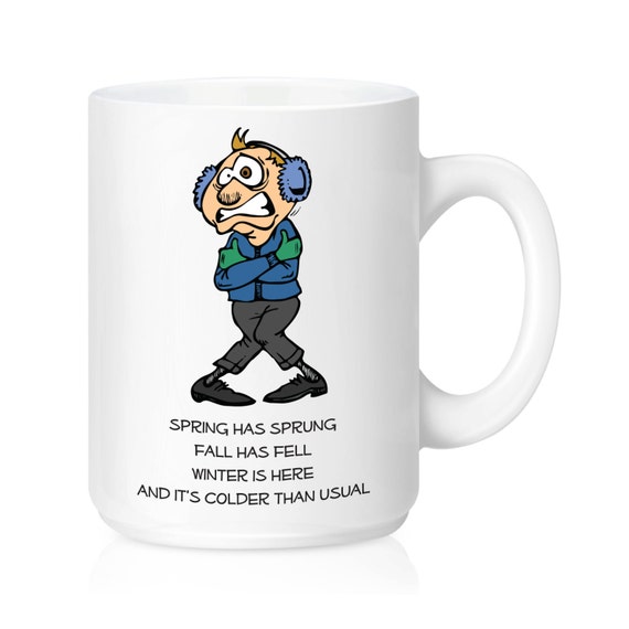 Colder Than UsualCoffee Mug For Office Ceramic Mug Funny