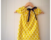 Navy and yellow, summer dress, girls yellow dress, girls peasant dress, navy and yellow dress,picture outfit, birthday outfit Navy and yellow, summer dress, girls yellow dress, girls peasant dress, navy and yellow dress,picture outfit, birthday outfit