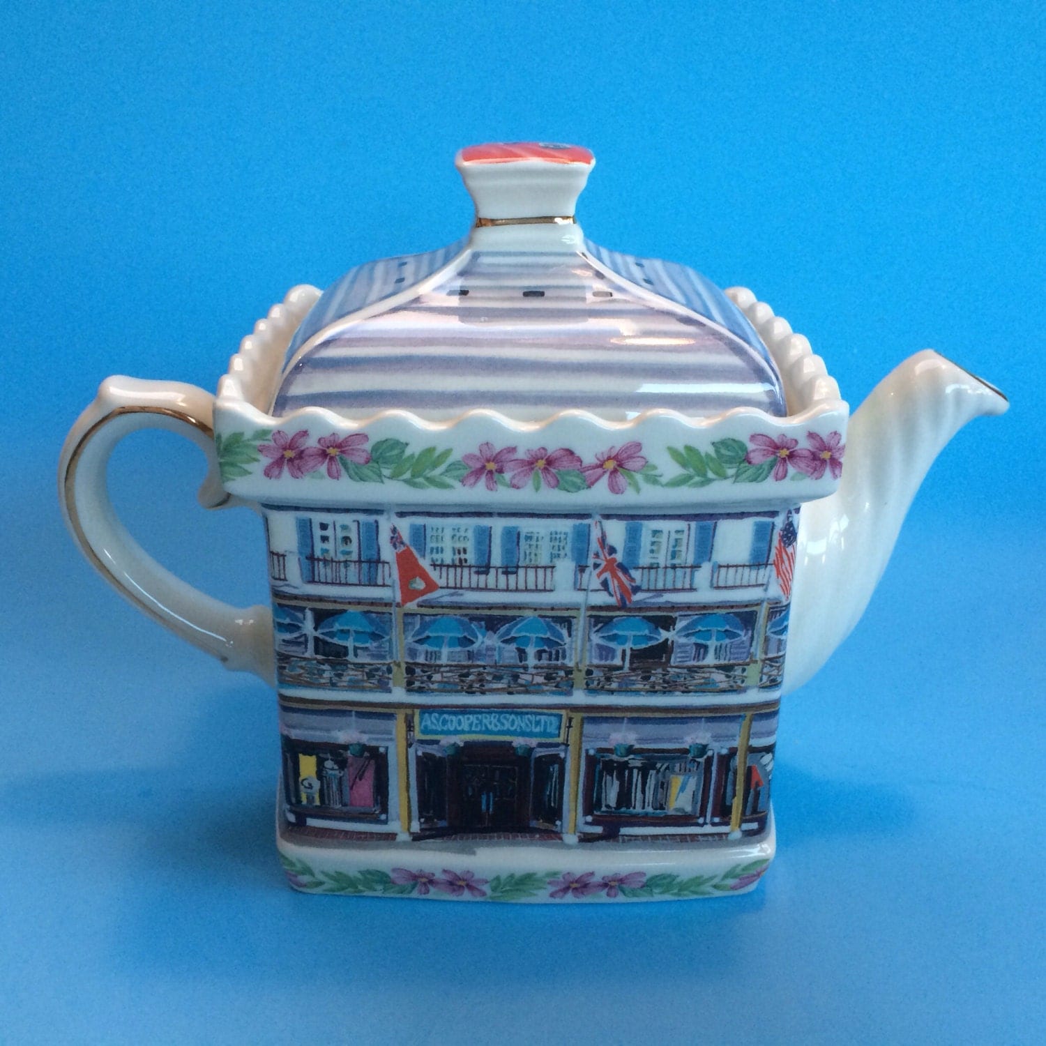 Vintage English Country House Sadler Windsor Teapot Haute Juice