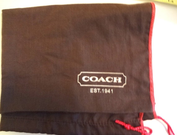 coach dust bag authentic