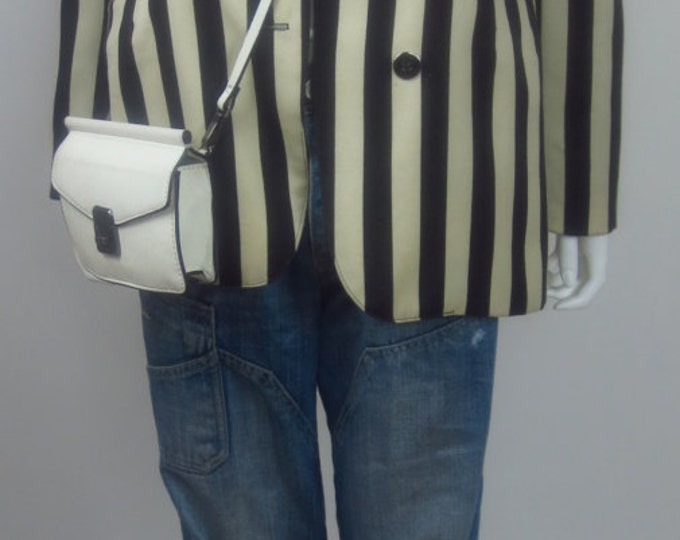 SOLD!!! 90s Beetlejuice striped tailored wool blend jacket - this item is no longer available