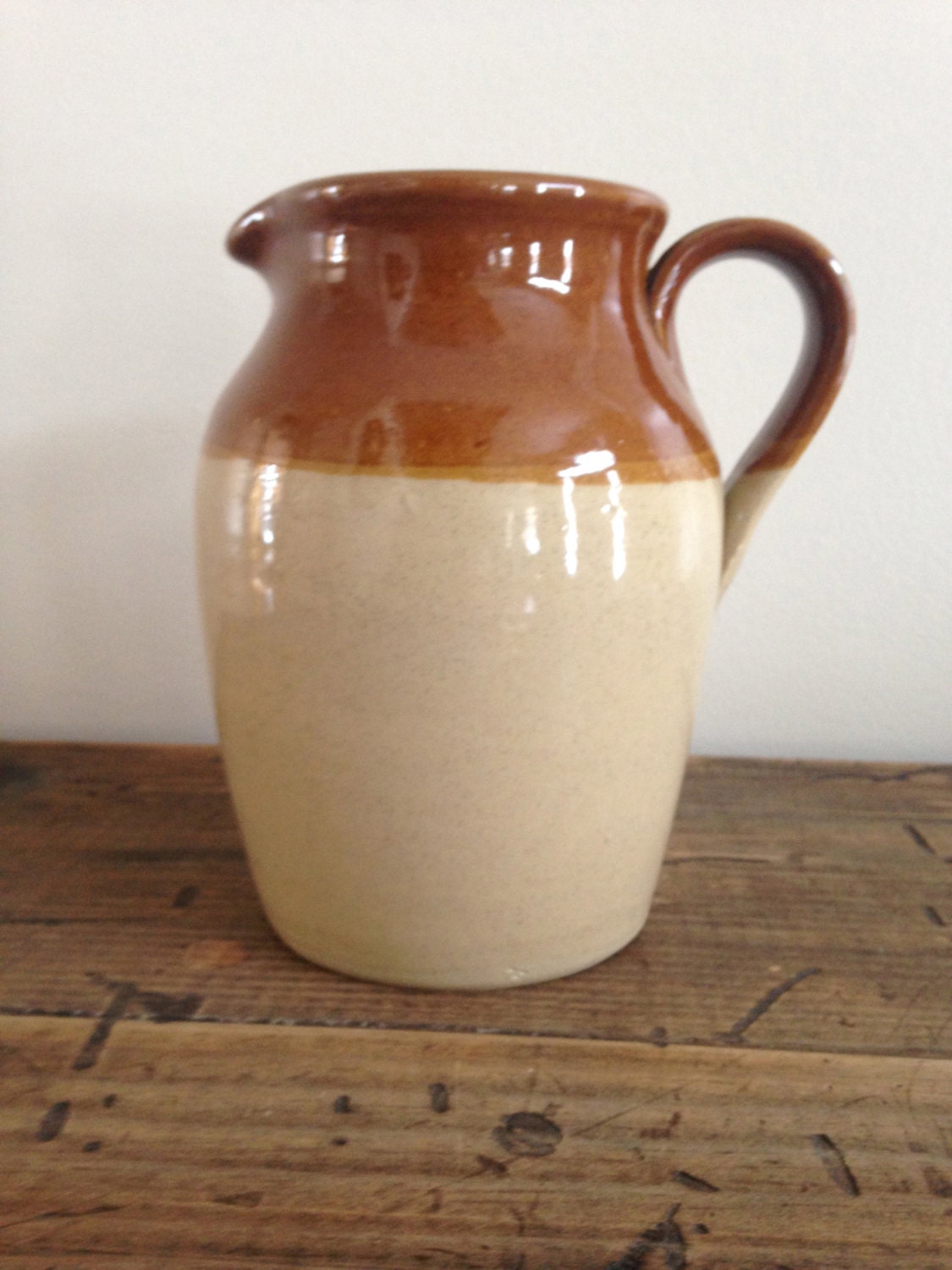 Made in England Pearsons Of Chesterfield Pottery Pitcher Jug M144