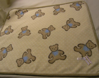 blue teddy bear blanket