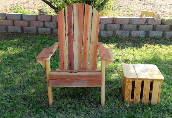 Adirondack Chair Hand Made, Redwood, Super Comfortable, Outdoor 