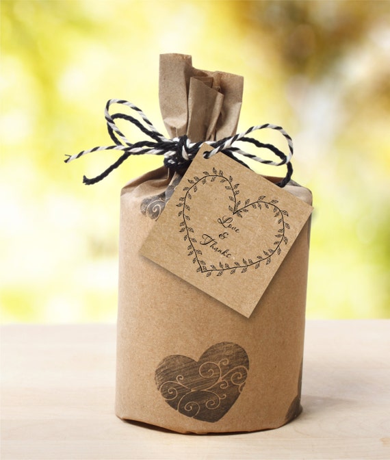 Printable Kraft Wedding Favor Tags Template, Rustic Wedding Favor Tags ...