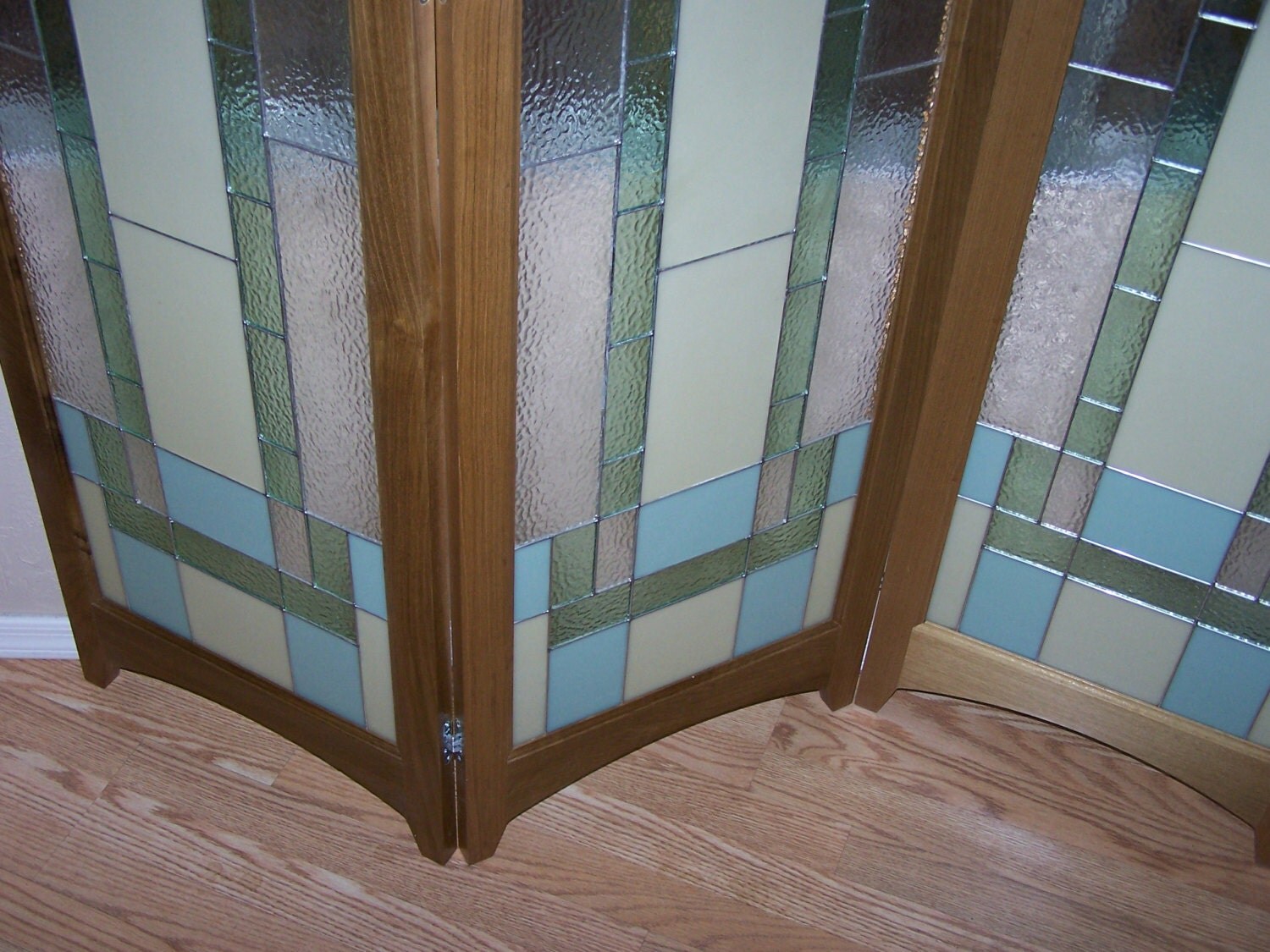 Riesling Stained Glass Room Divider 4 by AdairGlassDesign