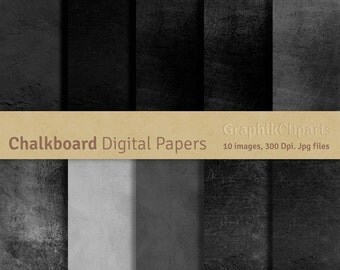 Chalkboard Digital Papers. "CHALKBOARD BACKGROUNDS". Chalkboard digital, Black Chalkboard. 10 images, 300 Dpi. Jpg files. Instant Download.