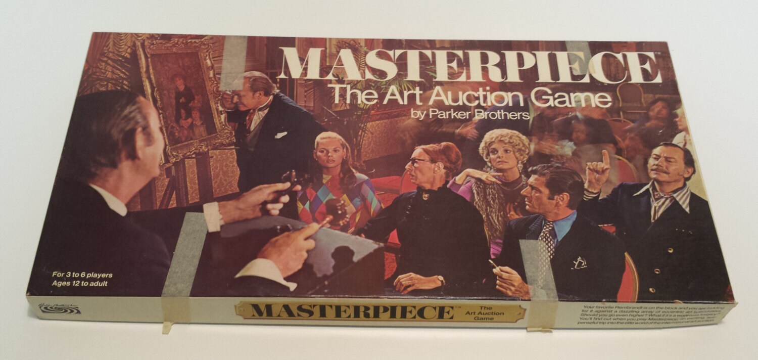 Masterpiece Game. The Art Auction Game. by