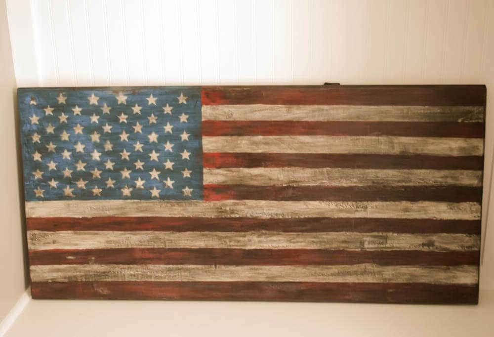 Pallet Wood American Flag